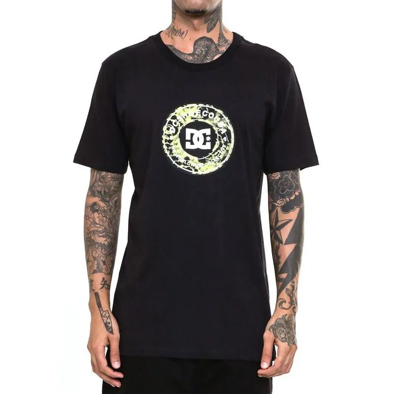 Camiseta DC Shoes Collective Marble Fill Masculina Preto G / preto