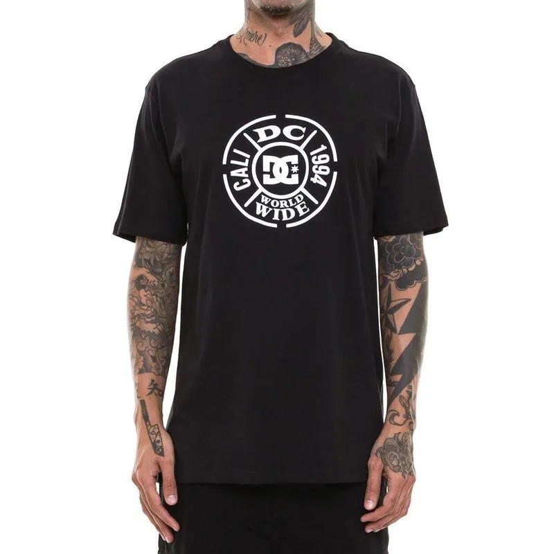 Camiseta DC Shoes Sealed Dealm Masculina Preto G / preto