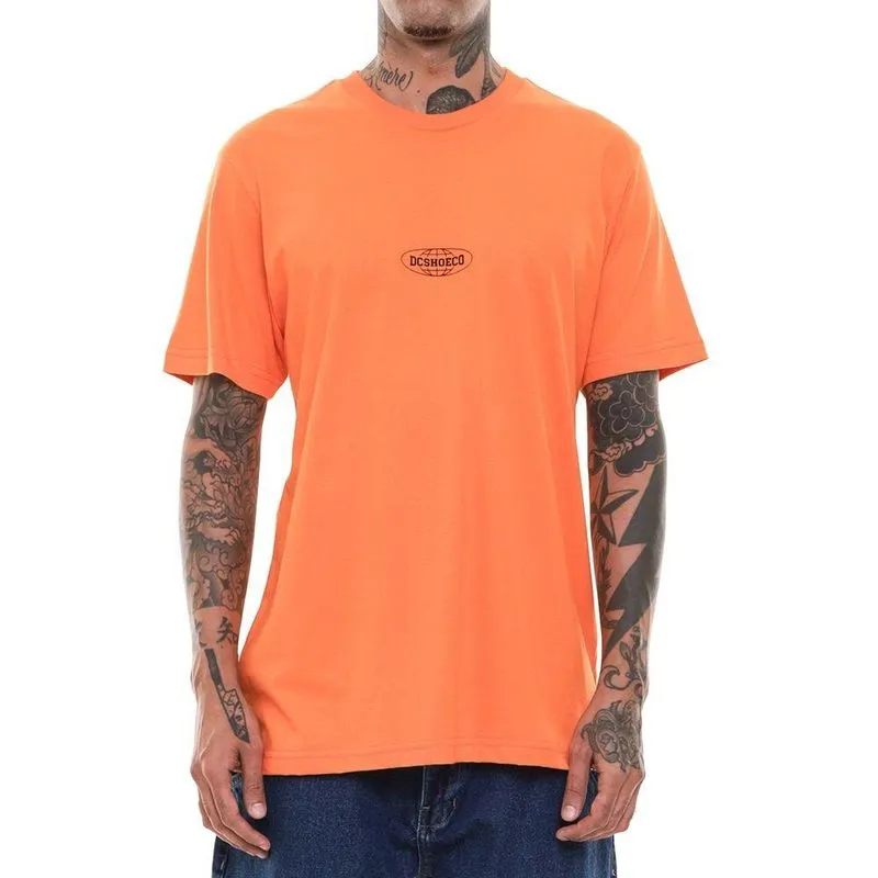 Camiseta DC Shoes Minimal World Masculina Laranja GG / laranja