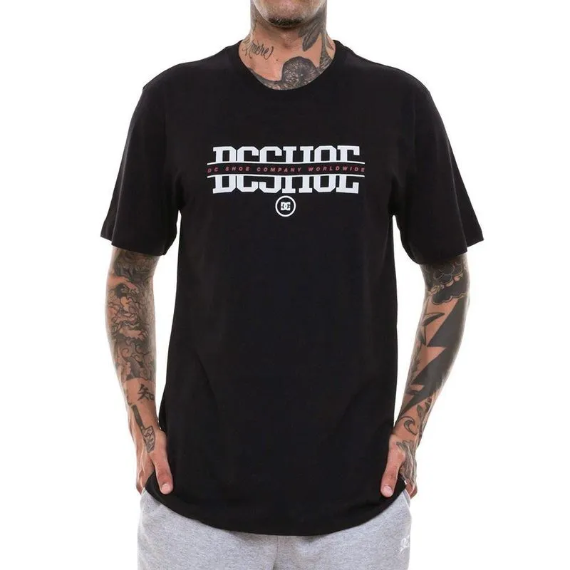 Camiseta DC Shoes School Dayz Hss Masculina Preto M / preto