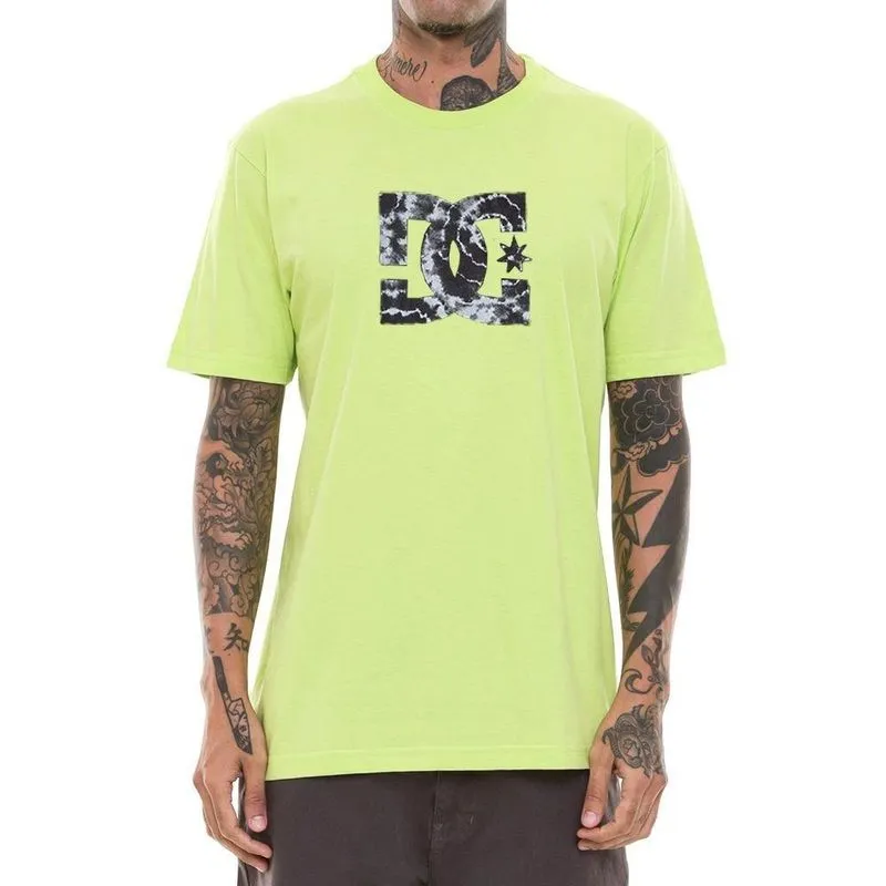 Camiseta DC Shoes DC Star Fill Hss Masculina Amarelo G / amarelo
