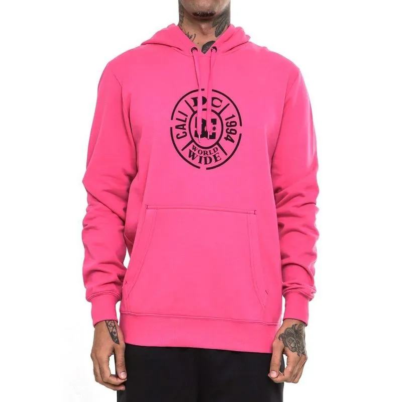 Moletom DC Shoes Canguru Sealed Dealm PH Masculino Rosa GG / rosa