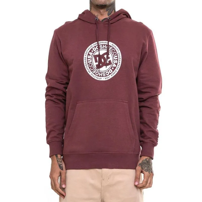 Moletom DC Shoes Canguru Circle Star PH Masculino Vinho M / vermelho