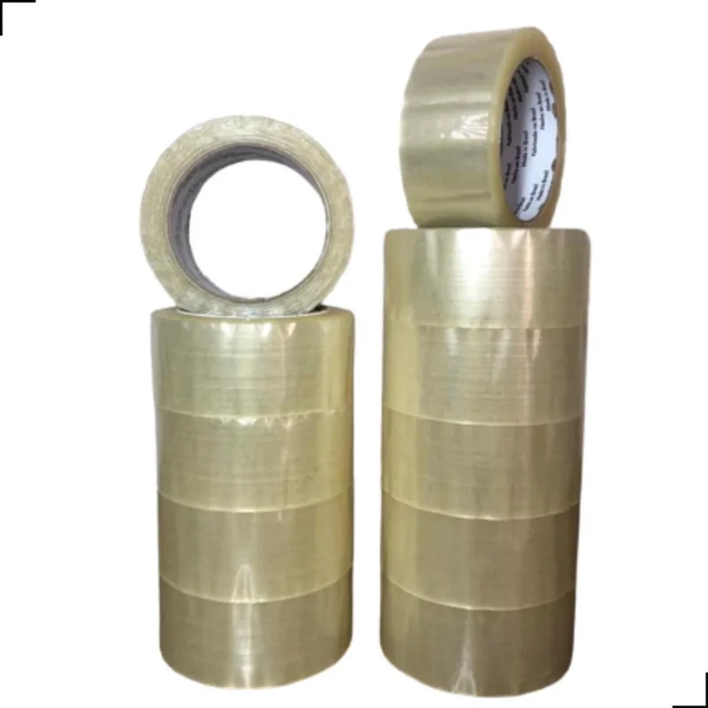 Kit 10 Fita Adesiva 45Mm X 100 Metros Transparente 10 Rolos
