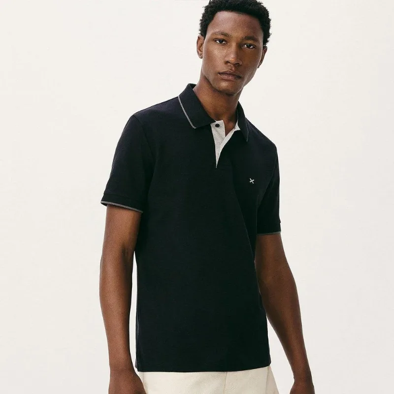 Camisa Polo Hering Masculina - Masculino - Preto