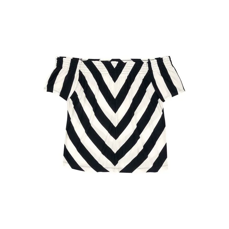 Blusa Ombro A Ombro Estampada