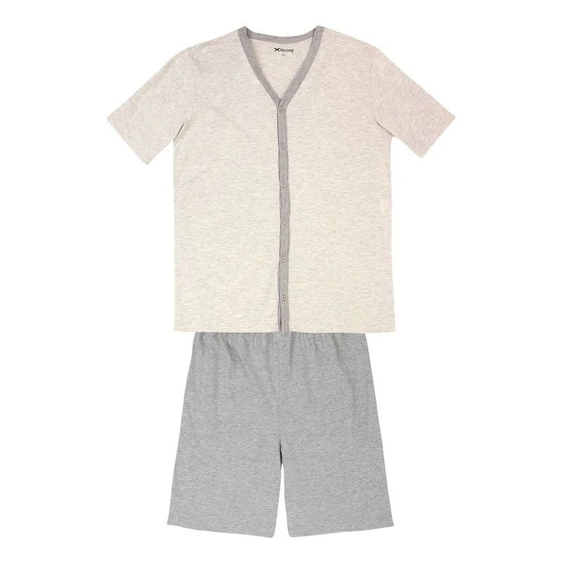 Pijama Curto Masculino Com Botões