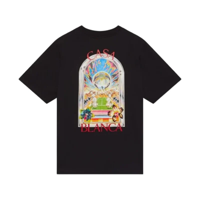Casablanca T-shirt Landscape Black XL / New / 106833