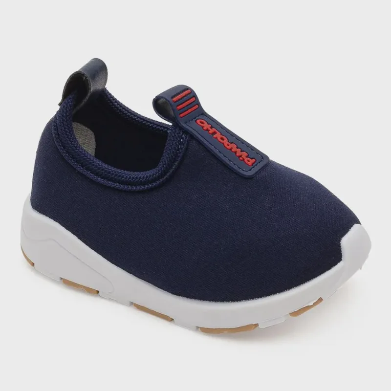 Tênis infantil menina neoprene flexível pimpolho 16 ao 21 marinho