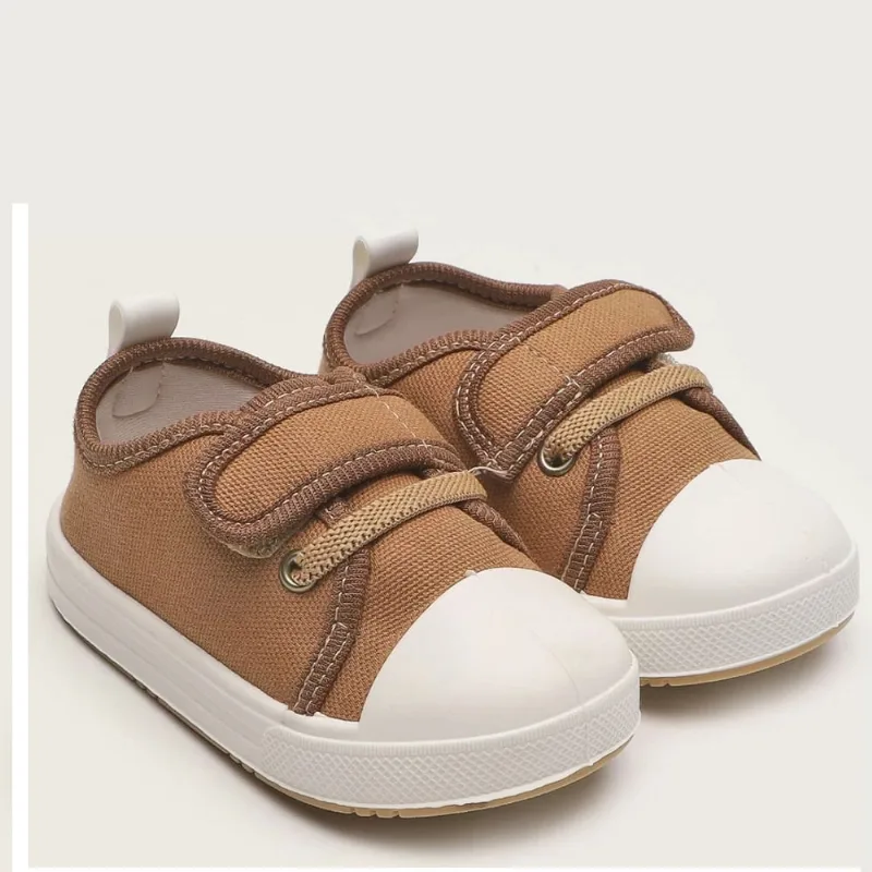 Tênis Infantil Menino Pimpolho Liso Marrom 0034228C