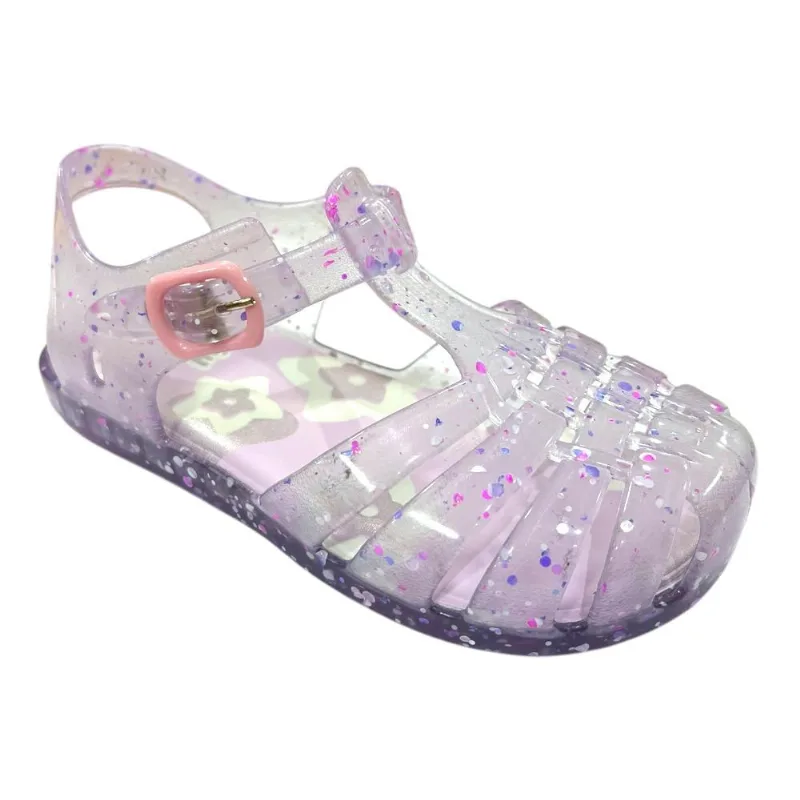Sandália Menina Pimpolho Colorê PVC Lilás 0130360E 22 / Lilás