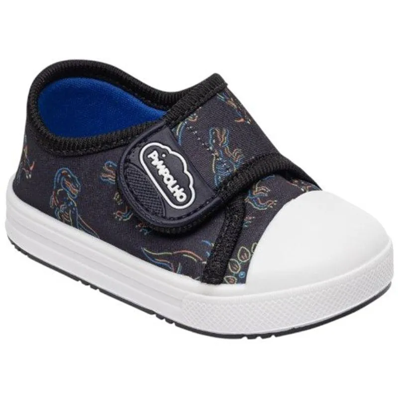 Tênis Infantil N° 20 Pimpolho Com Velcro Preto (MP)
