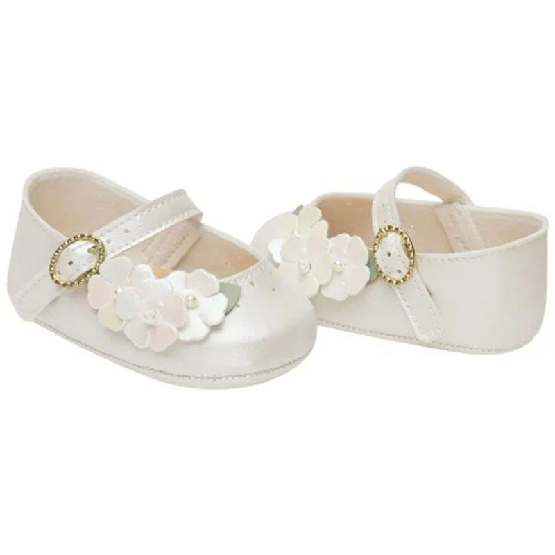 Sapatilha Infantil N° 3 Pimpolho Com Fivela Branco (MP)