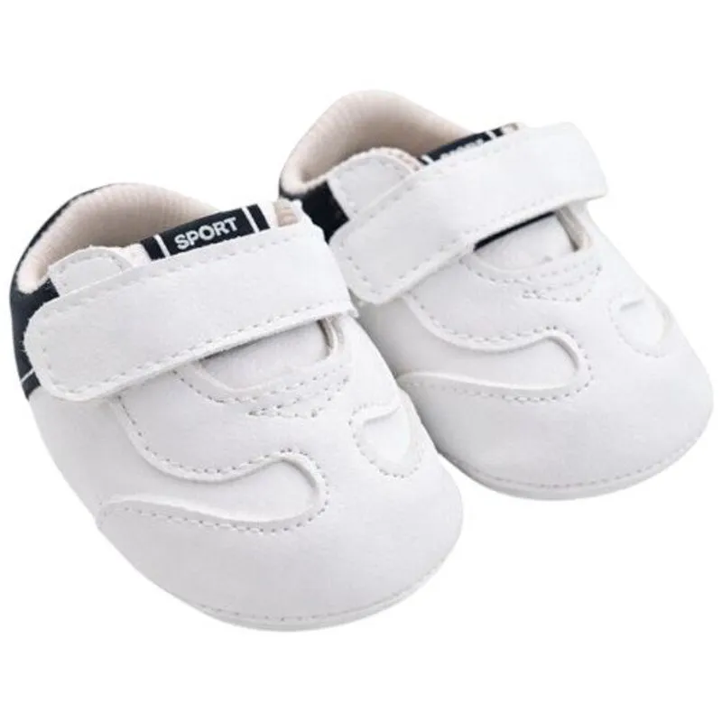 Tênis Infantil N° 3 Pimpolho Com Velcro Branco (MP)