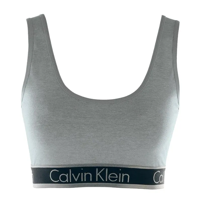 Top Regata Cotton com Elástico Bordado Logo Calvin Klein