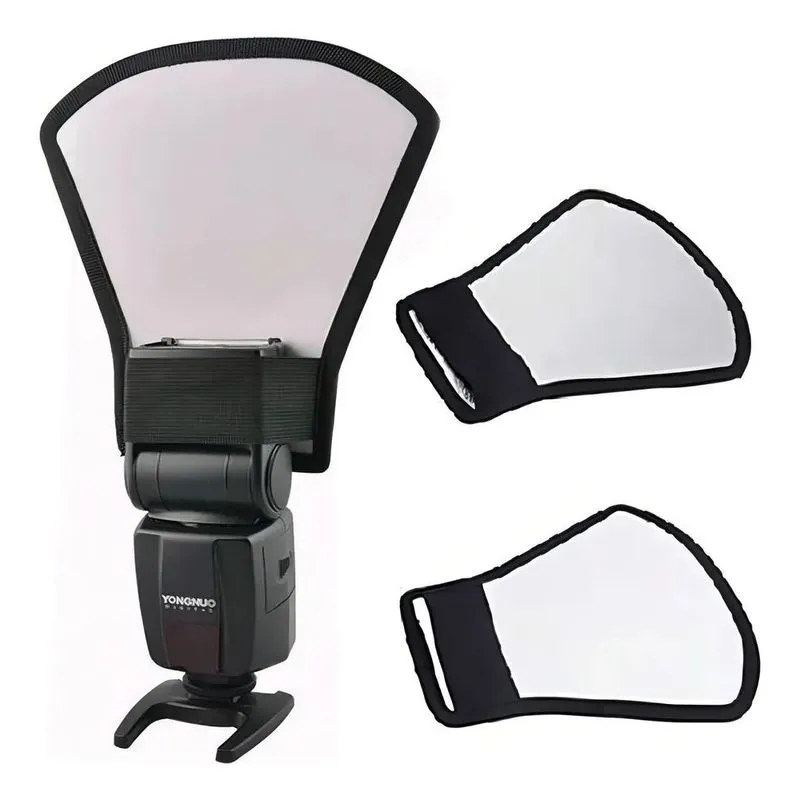 Difusor Rebatedor Pá Rígido Para Flash Speedlight Universal