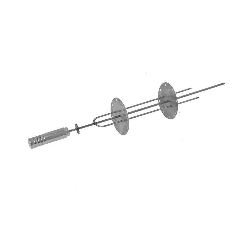 Espeto Giratório Carrossel Com 8 Espetinho 67,5cm Issi Grill