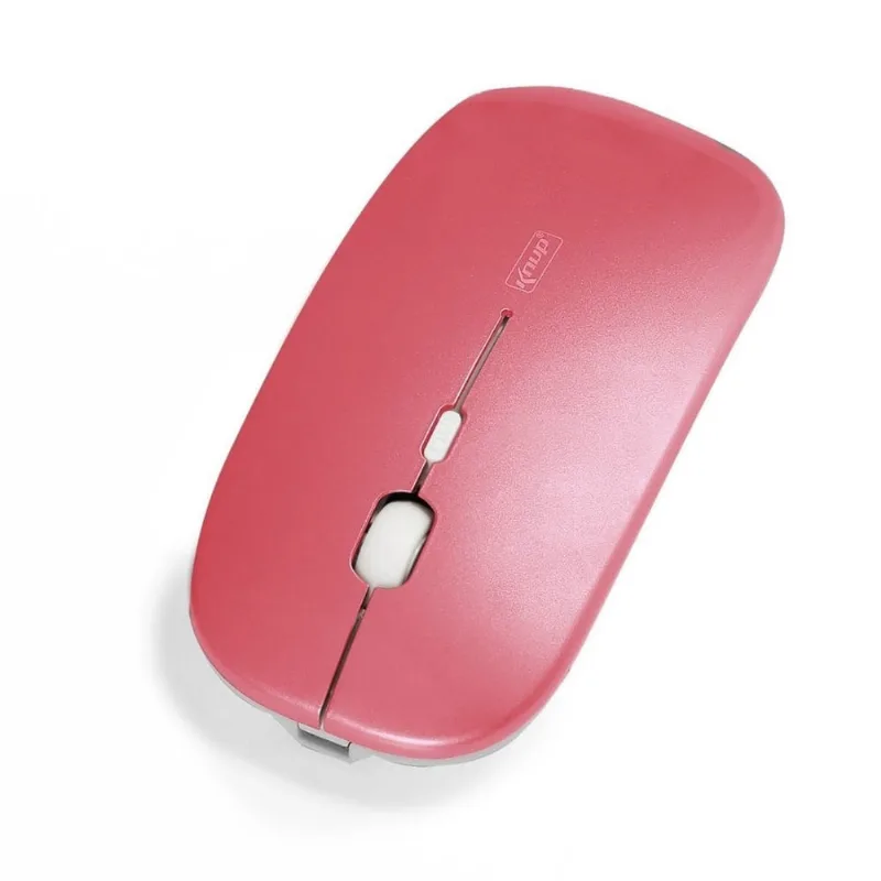 Mouse sem fio Recarregável G21 Rosa Knup