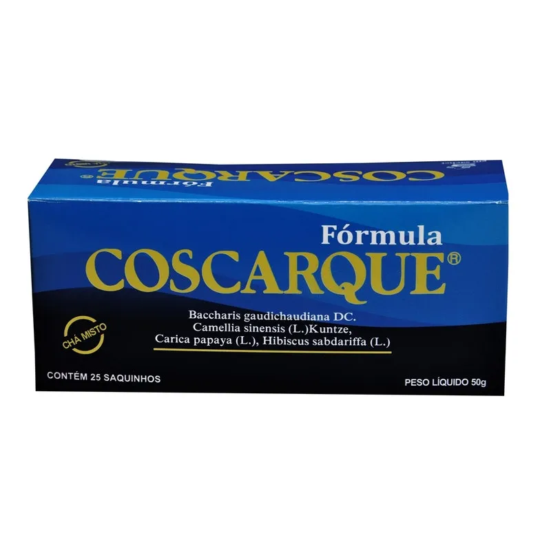 Coscarque chá 25 sachês 50g