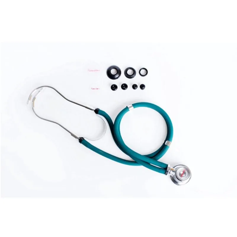 Estetoscopio Verde Rappaport Cardio Premium Tubo Duplo