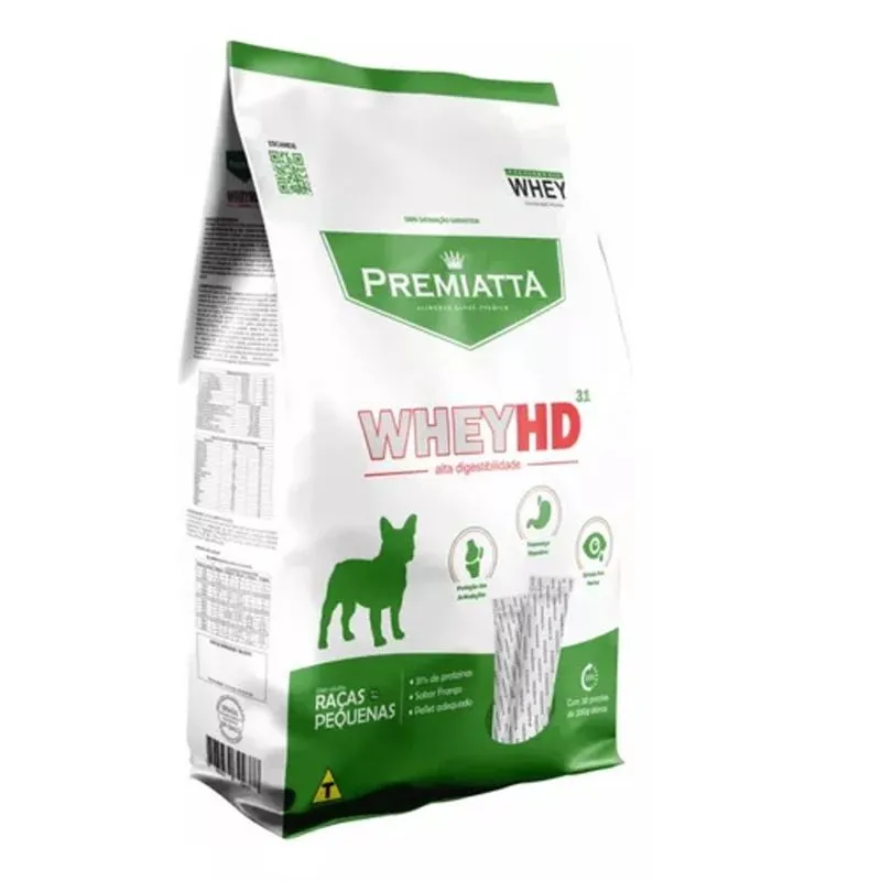 Ração Premiatta Whey Hd 31 Adulto Da Raça Pequena 6kg
