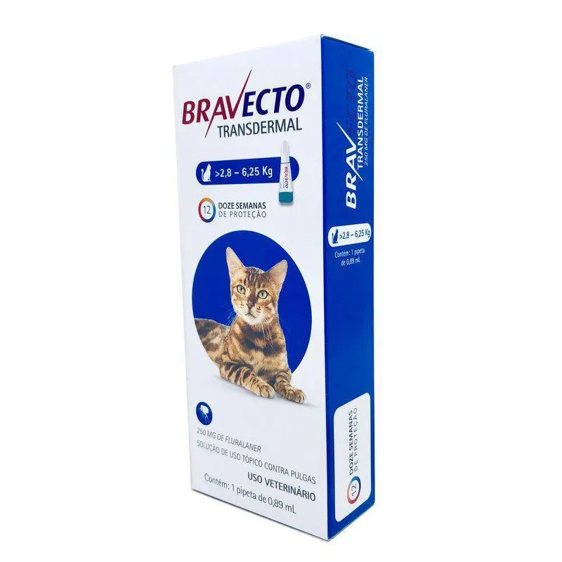 Bravecto Transdermal Gatos De 2,8 A 6,25kg