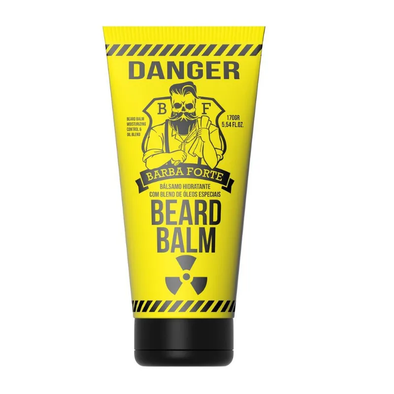 Barba Forte Balm Hidratante Danger Óleos Essenciais 60g