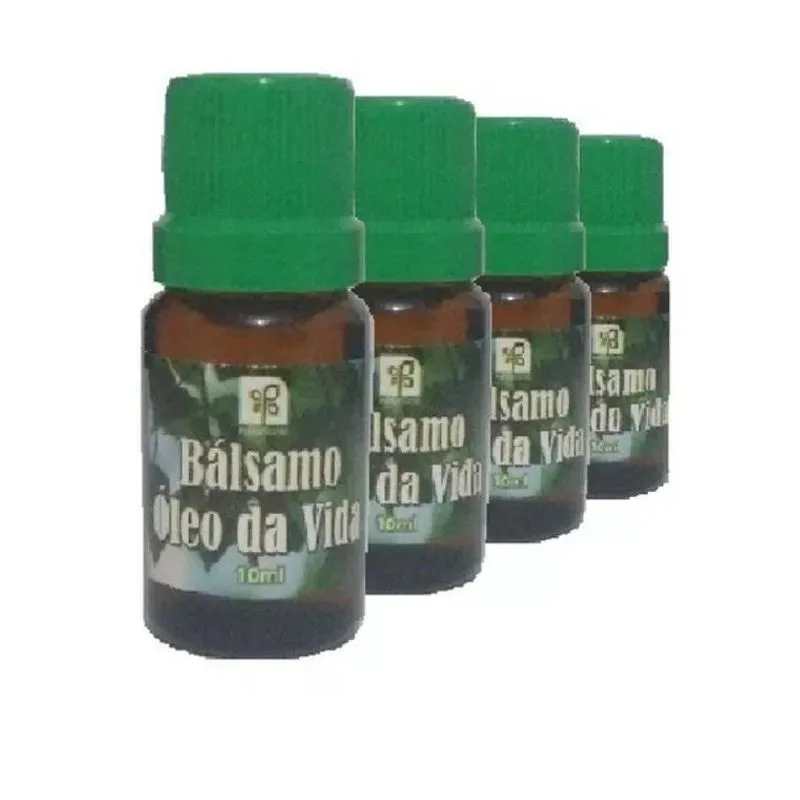 Kit Bálsamo Da Amazônia Óleo Da Vida 10ml 4 Unidades