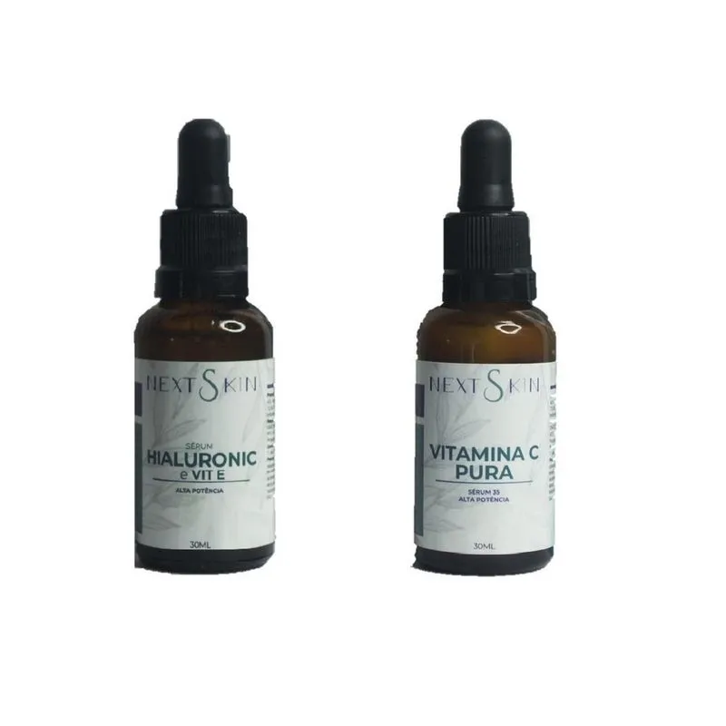 Sérum next skin Hialurônic com Vit E + Vitamina C Pura 35%