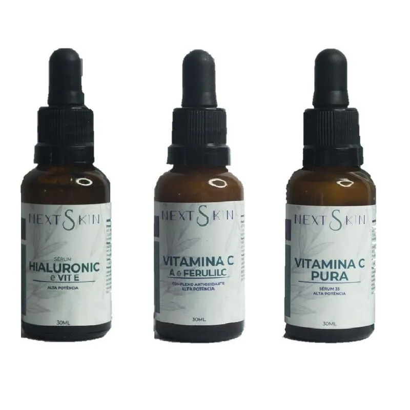 Sérum next skin Hialurônic com Vit E + Vitamina C + Ferulic