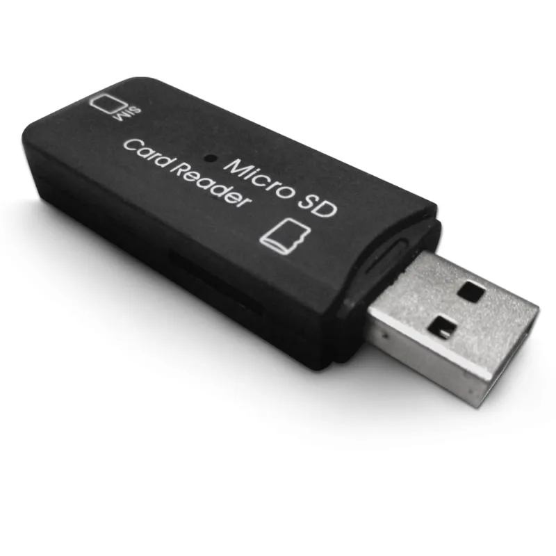 Leitor De Cartão De Memoria Externo Portatil Micro Sd/ Sim