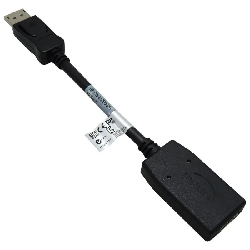 Adaptador Hp Display Port Dp Para Hdmi - 612873-001 - Mafua Info
