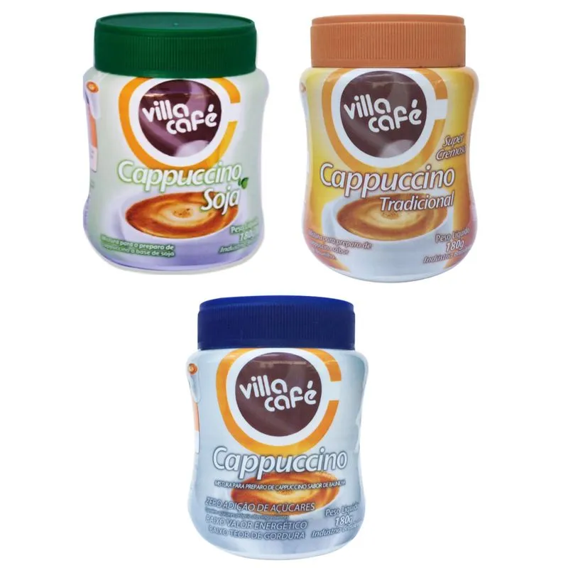Kit Cappuccinos Villa Café - 180g