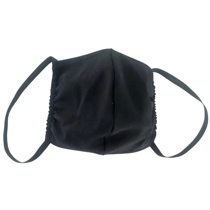 Máscara Para Proteção Respiratória Em Tecido Kit 5un Preto