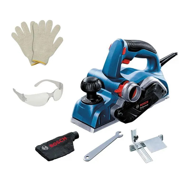 Plaina Elétrica 700w 82mm Bosch Gho700 220v + Acessórios