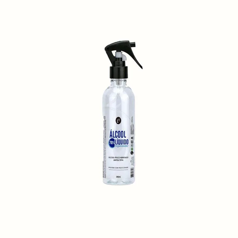 Álcool Líquido 70% 240ml Light Hair