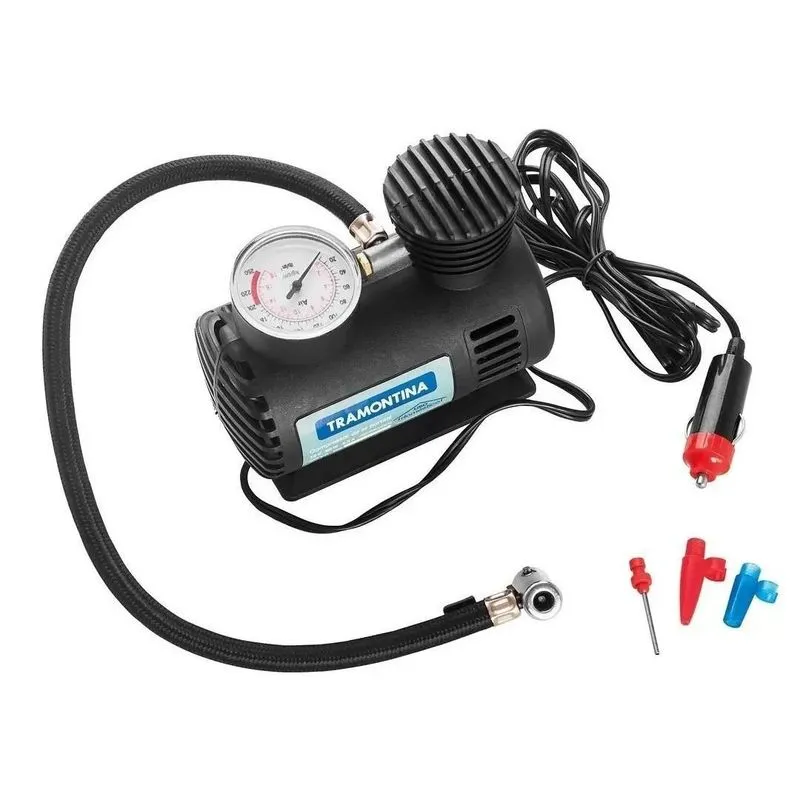Mini Compressor De Ar Portatil 12v Tramontina