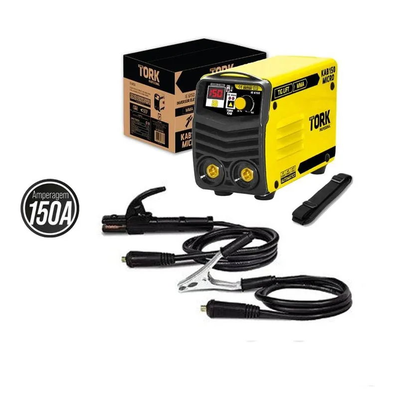 Maquina Solda Inversora Kab150 Micro Ie-6150 Super Tork 220v