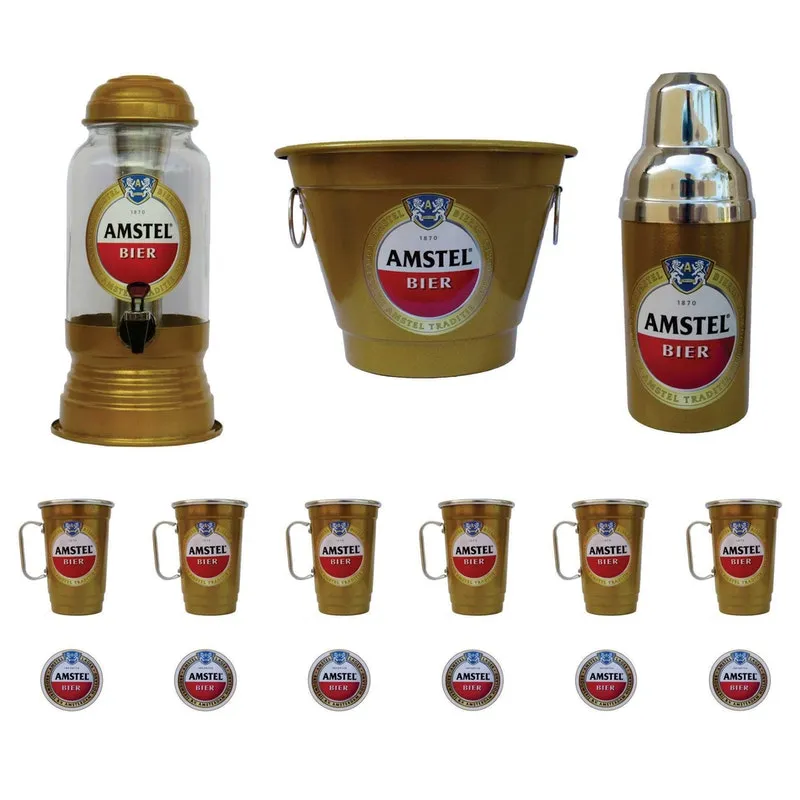 Kit Cerveja Completo Amstel Dourado
