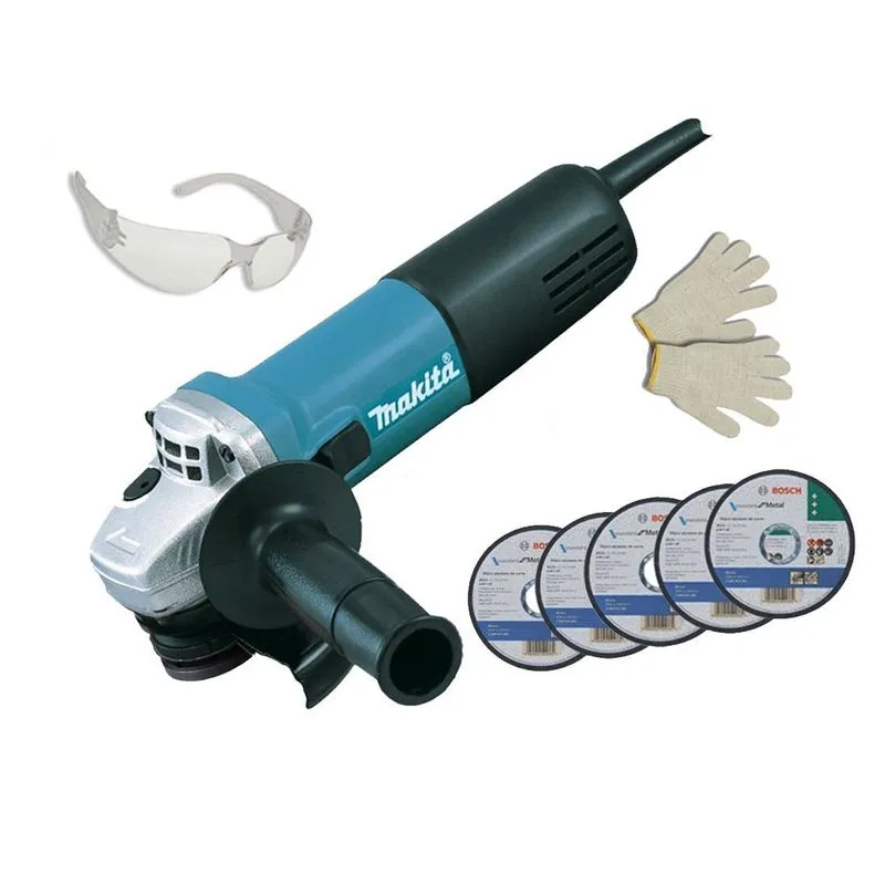 Esmerilhadeira Angular Makita 9557HNG 840W + Acessórios 220V