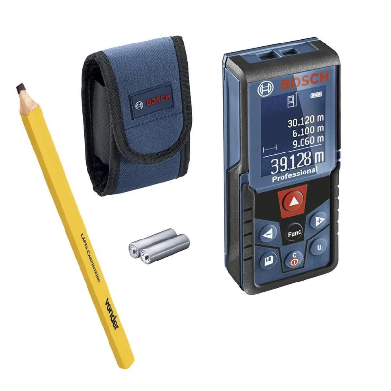 Trena A Laser Bosch Glm50-12 Leitura Até 50 Metros + Acess