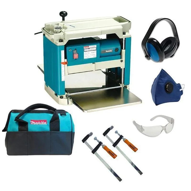 Plaina Desengrosso 1650w 305mm 2012nb Makita + Kit Seg 220v