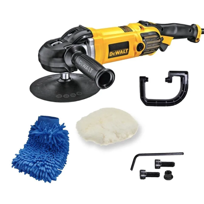 Lixadeira Politriz 7 1250W Dewalt Dwp849X + Luva Microf 110V