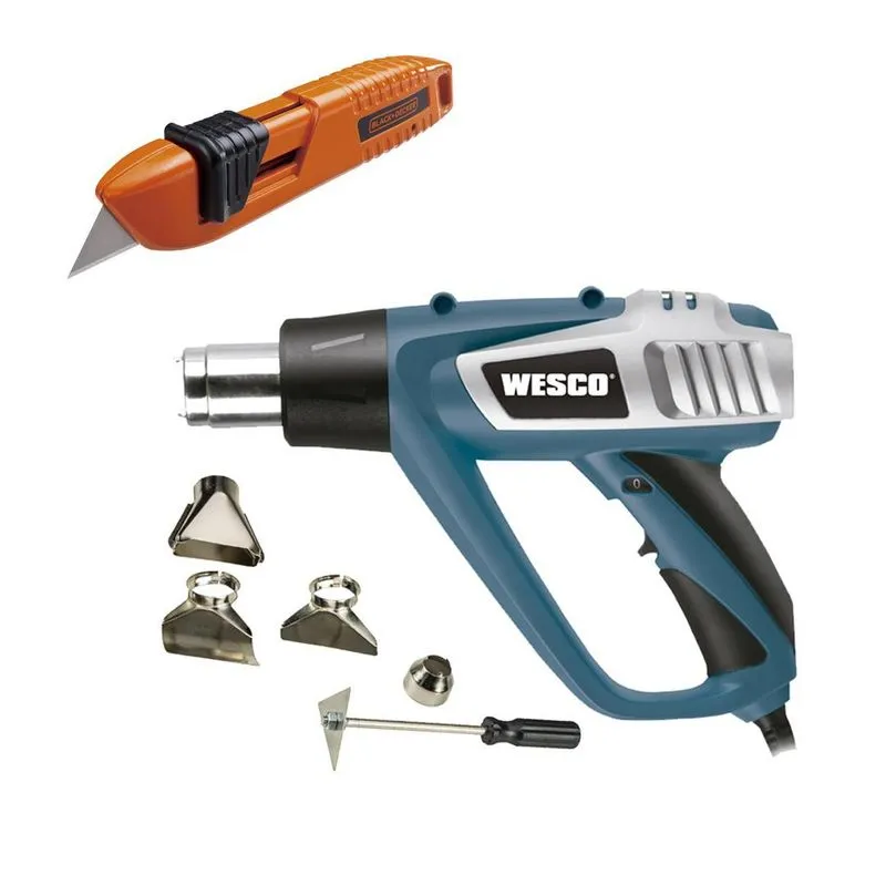 Soprador Térmico Wesco Ws6427 1800 A 2000w + Estilete 220v