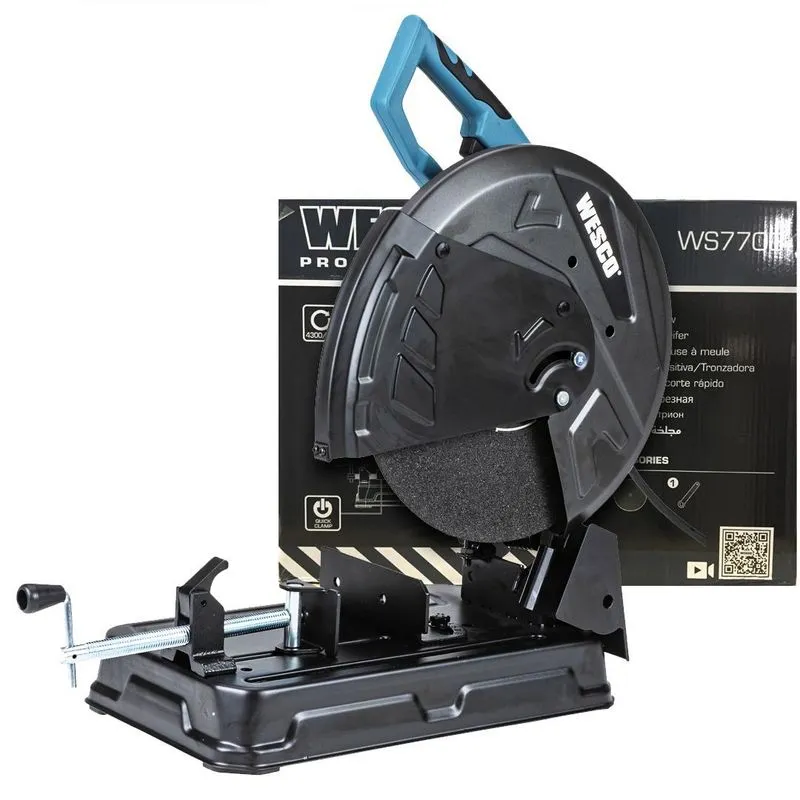 Serra De Corte Rapido 355mm Wesco Ws7703 Com Lâmina 110v