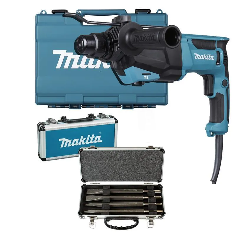 Martelete Rompedor Makita Sds Hr2670 800w + Kit Talha E Pont
