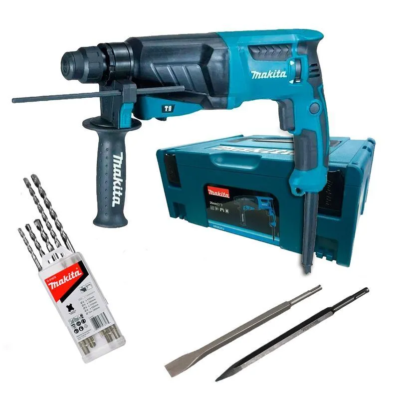 Martelete Romp Makita Sds Hr2630j 830w + Brocas Sds 220v