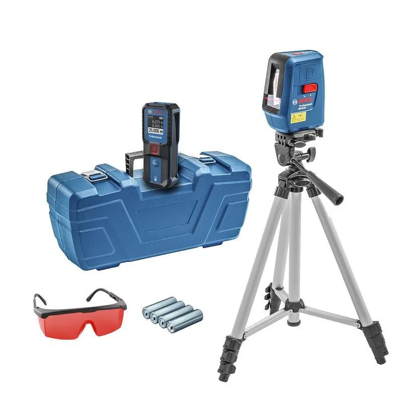 Nivel Laser Nivelox Bosch Gll 3x + Trena Glm 25-23 Com Tripé