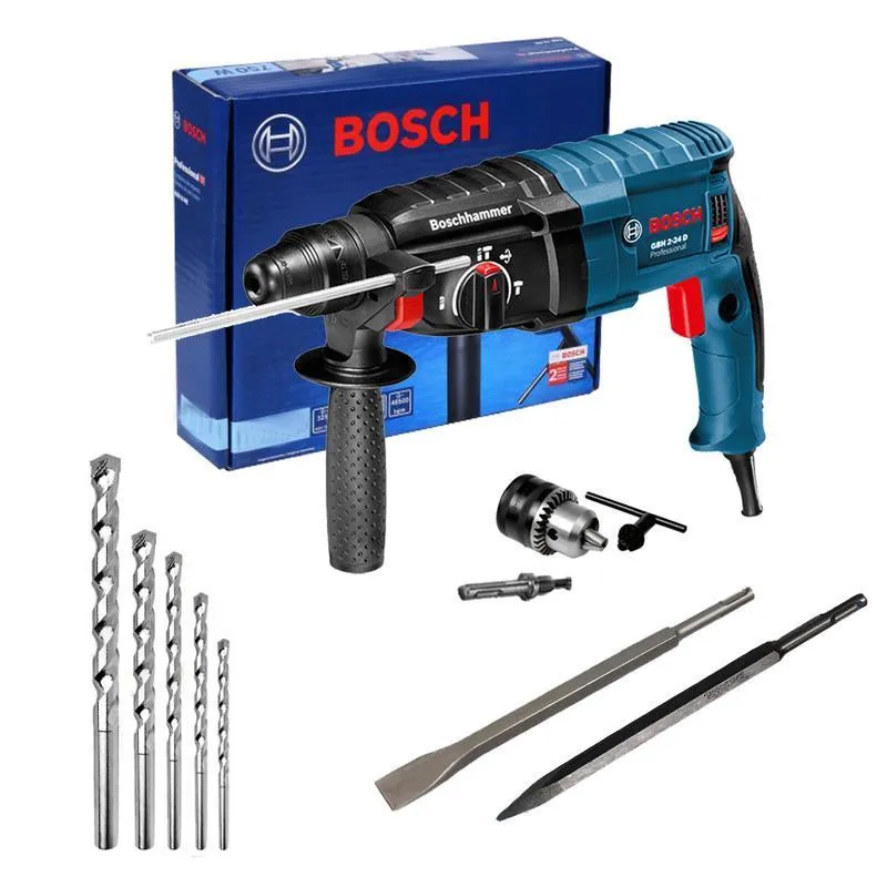 Martelete Rompedor Bosch Gbh2-24 820w Sem Maleta + Brocas