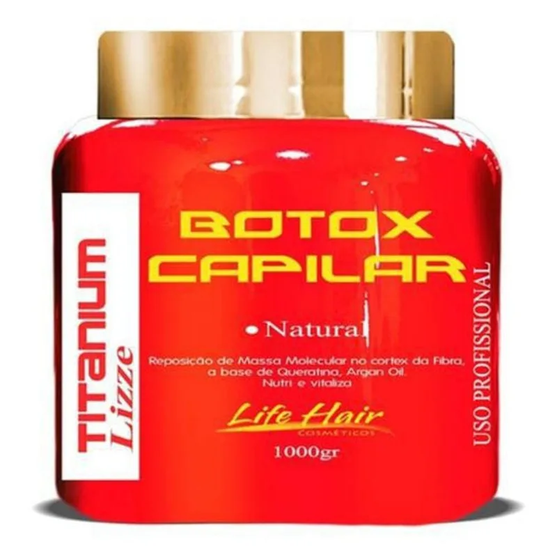 Botox Capilar Natura Life Hair Titaniun Lizze Profisional